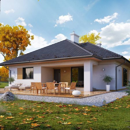 Одноэтажный коттедж